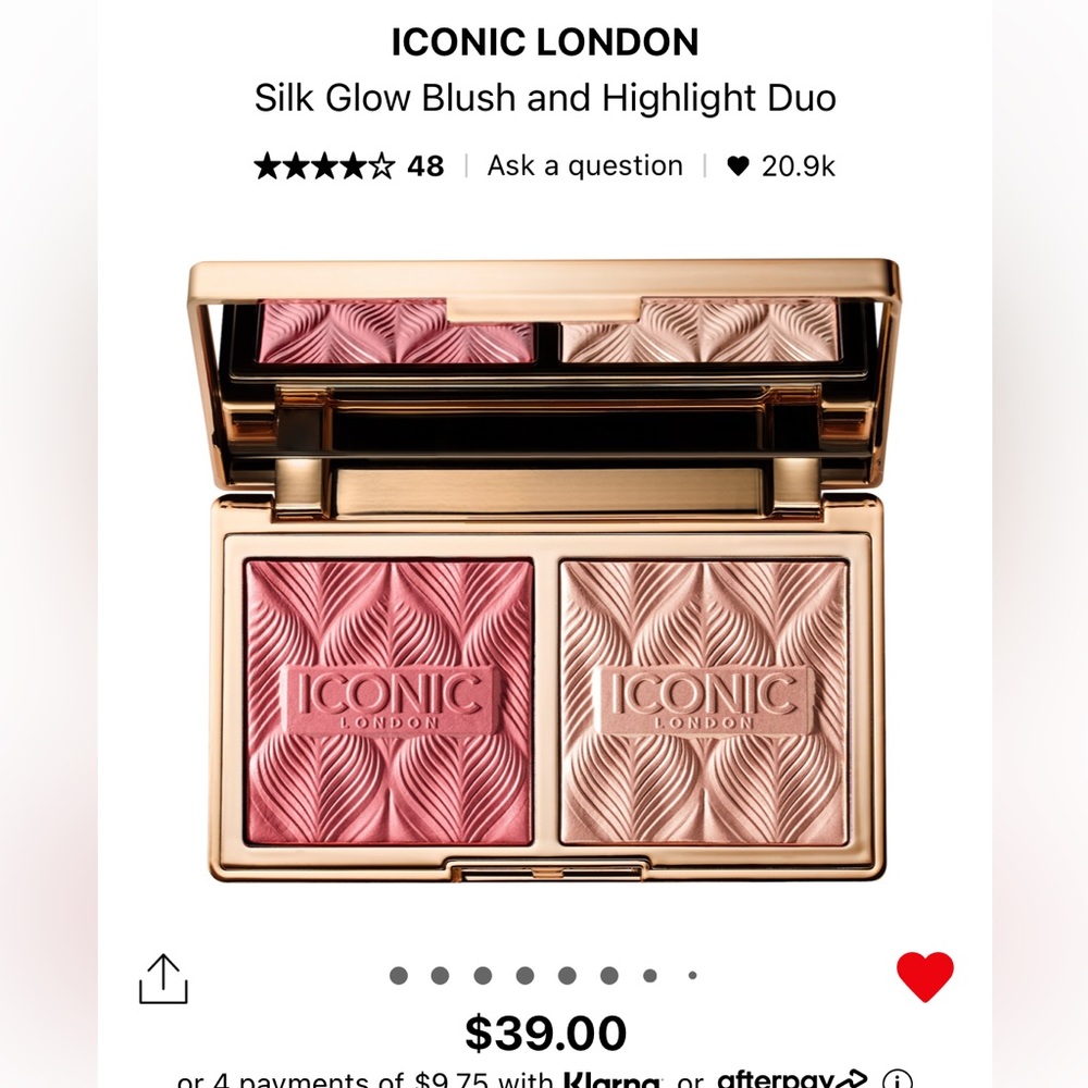 Iconic London Silk Glow Blush and Highlight Duo